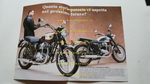 Kawasaki W 650 1999 depliant ITALIANO originale moto brochure