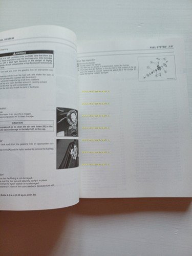 Kawasaki W 650 1999 manuale officina riparazione originale testo inglese