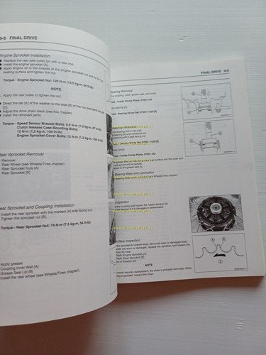 Kawasaki W 650 1999 manuale officina riparazione originale testo inglese