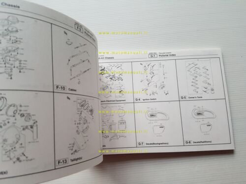 Kawasaki W 650 2001 (EJ650-A3) catalogo ricambi copia da microfiche …