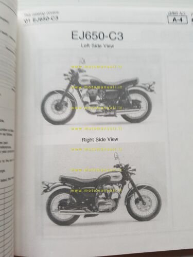 Kawasaki W 650 2001 (EJ650-C3) catalogo ricambi copia da microfiche …
