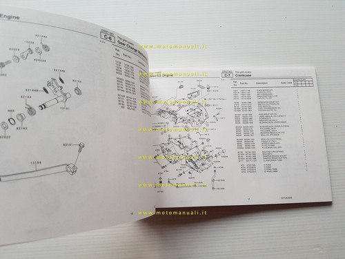 Kawasaki W 650 2001 (EJ650-C3) catalogo ricambi copia da microfiche …