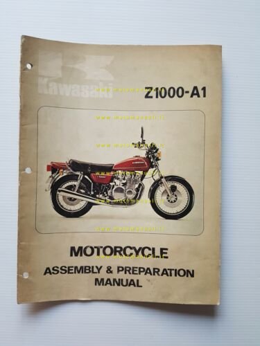 Kawasaki Z 1000 A-1 1976 manuale assemblaggio INGLESE originale