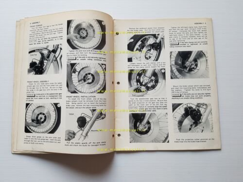 Kawasaki Z 1000 A-1 1976 manuale assemblaggio INGLESE originale