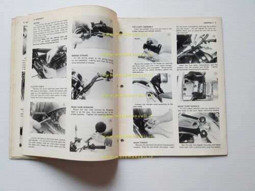 Kawasaki Z 1000 A-1 1976 manuale assemblaggio INGLESE originale