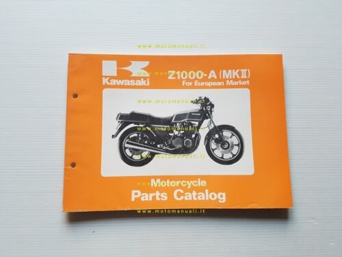 Kawasaki Z 1000 A3-A4 MK II 1979-80 catalogo ricambi originale …