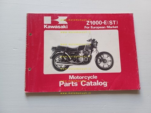Kawasaki Z 1000 E1-E2 (ST) 1979 catalogo ricambi originale spare …