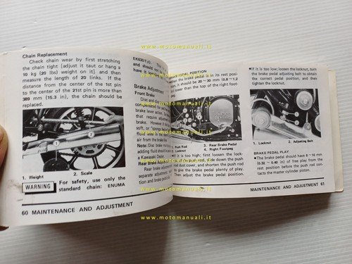 Kawasaki Z 1000 MKII 1979 manuale uso manutenzione libretto originale …