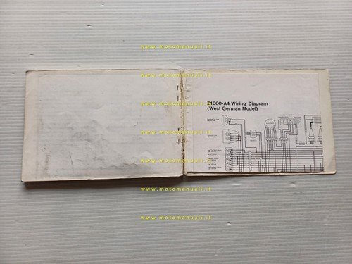 Kawasaki Z 1000 MKII 1979 manuale uso manutenzione libretto originale …