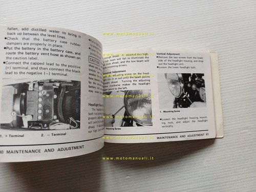 Kawasaki Z 1000 MKII 1979 manuale uso manutenzione libretto originale …
