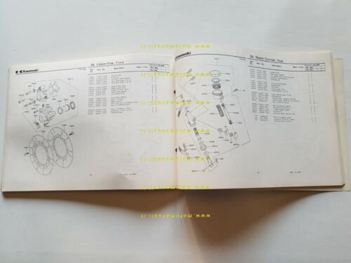Kawasaki Z 1100 A1-A2 1981 catalogo ricambi originale spare parts …