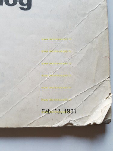 Kawasaki Z 1100 B1 1981 catalogo ricambi originale spare parts …