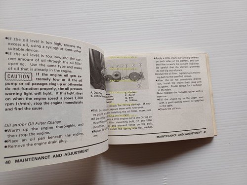 KAWASAKI Z 1100 GP 1981 manuale uso manutenzione libretto INGLESE …