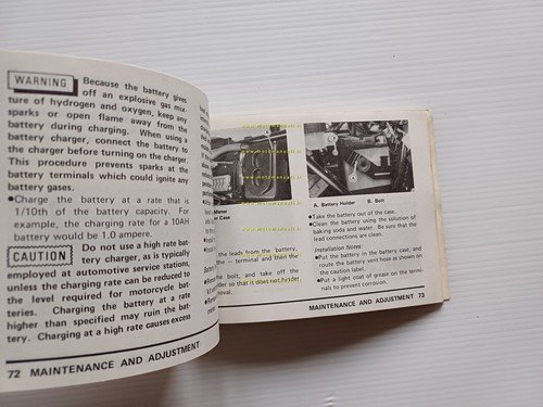 KAWASAKI Z 1100 GP 1981 manuale uso manutenzione libretto INGLESE …