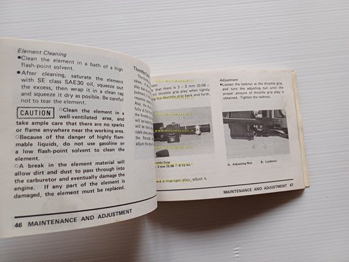 KAWASAKI Z 1100 GP 1981 manuale uso manutenzione libretto INGLESE …
