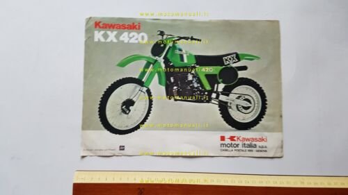 Kawasaki Z 1300 - KX 450 1980-81 depliant ITALIANO originale
