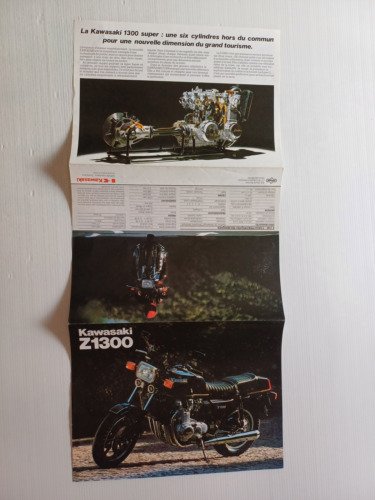Kawasaki Z 1300 1979 depliant Francese originale