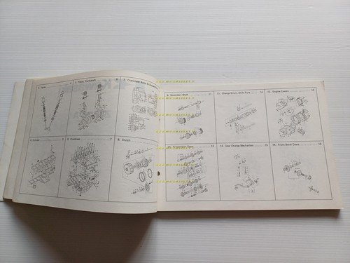 Kawasaki Z 1300 A1-A2-A3 1980-1 catalogo ricambi originale spare parts …