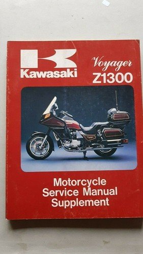 Kawasaki Z 1300 Vojager 1983-84 varianti manuale officina originale shop …