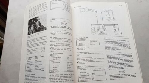 Kawasaki Z 1300 Vojager 1983-84 varianti manuale officina originale shop …