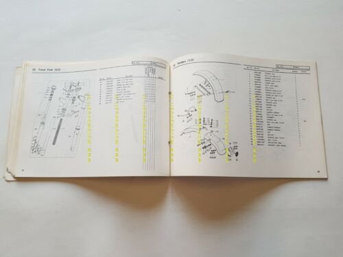 Kawasaki Z 200 A1-A2 1978 catalogo ricambi originale spare parts …