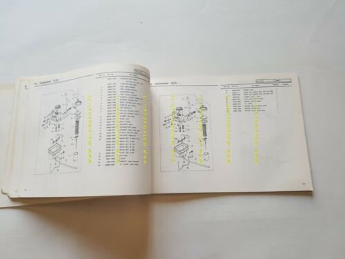 Kawasaki Z 200 A1-A2 1978 catalogo ricambi originale spare parts …