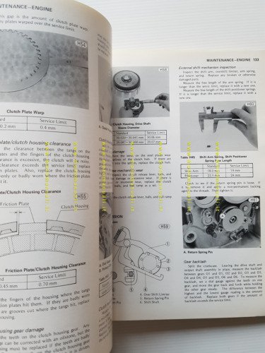 Kawasaki Z 250-KZ 305 1979-81 manuale officina INGLESE originale workshop …
