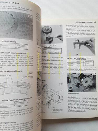Kawasaki Z 250-KZ 305 1979-81 manuale officina INGLESE originale workshop …