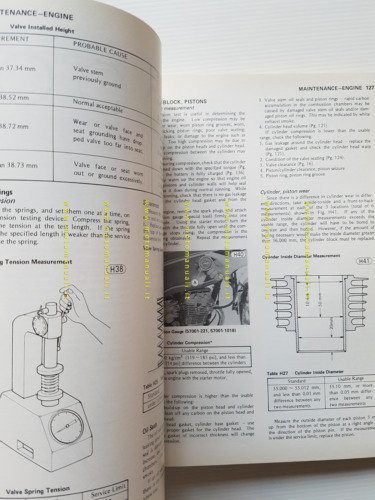Kawasaki Z 250-KZ 305 1979-81 manuale officina INGLESE originale workshop …