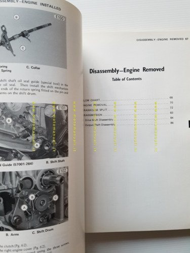 Kawasaki Z 250-KZ 305 1979-81 manuale officina INGLESE originale workshop …