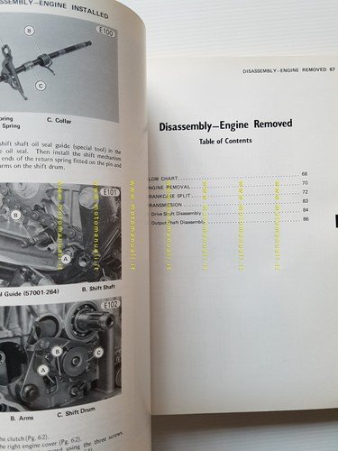 Kawasaki Z 250-KZ 305 1979-81 manuale officina INGLESE originale workshop …