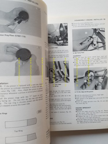 Kawasaki Z 250-KZ 305 1979-81 manuale officina INGLESE originale workshop …