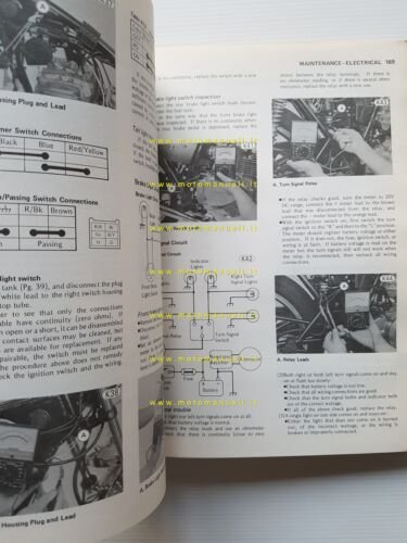 Kawasaki Z 250-KZ 305 1979-83 manuale officina INGLESE originale workshop …
