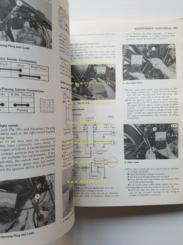 Kawasaki Z 250-KZ 305 1979-83 manuale officina INGLESE originale workshop …