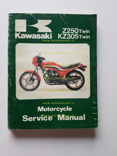 Kawasaki Z 250-KZ 305 1979-83 manuale officina INGLESE originale workshop …