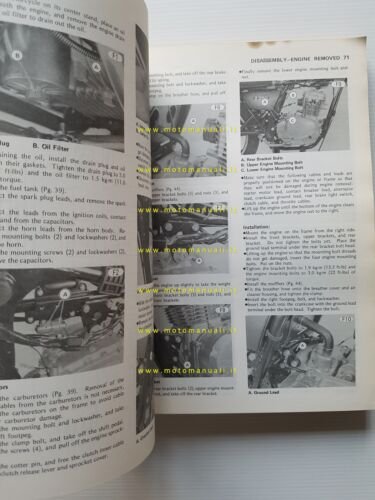 Kawasaki Z 250-KZ 305 1979-83 manuale officina INGLESE originale workshop …