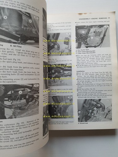 Kawasaki Z 250-KZ 305 1979-83 manuale officina INGLESE originale workshop …