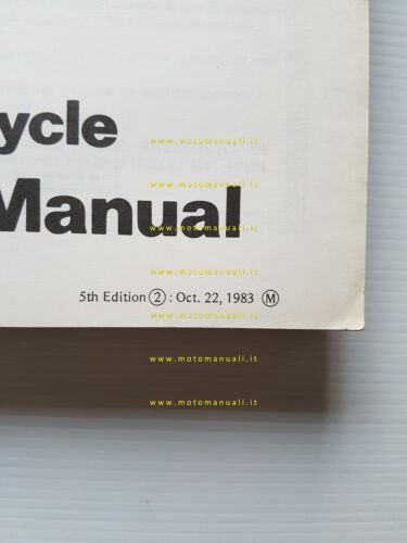 Kawasaki Z 250-KZ 305 1979-83 manuale officina INGLESE originale workshop …