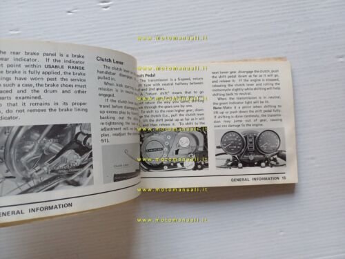 Kawasaki Z 400 D3 1975 manuale uso manutenzione originale INGLESE …