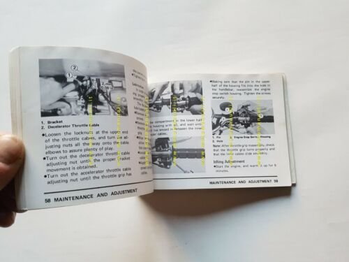 Kawasaki Z 400 D4 1976 manuale uso manutenzione originale INGLESE