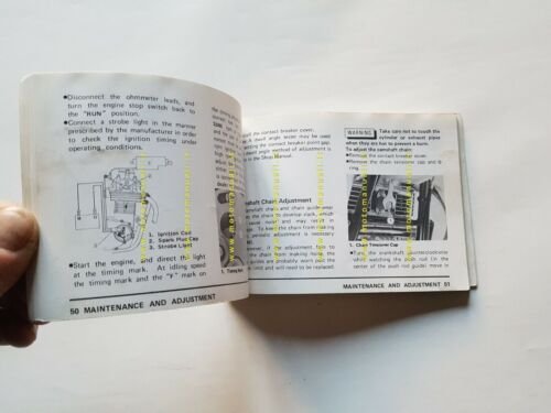 Kawasaki Z 400 D4 1976 manuale uso manutenzione originale INGLESE