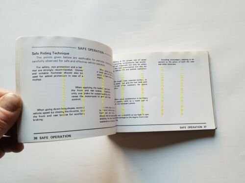 Kawasaki Z 400 D4 1976 manuale uso manutenzione originale INGLESE