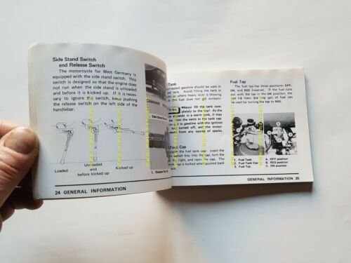 Kawasaki Z 400 D4 1976 manuale uso manutenzione originale INGLESE