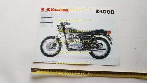 Kawasaki Z 400 G - Z 400 B 1980 depliant …