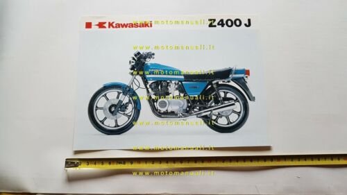 Kawasaki Z 400 J 1982 depliant ITALIANO originale moto brochure