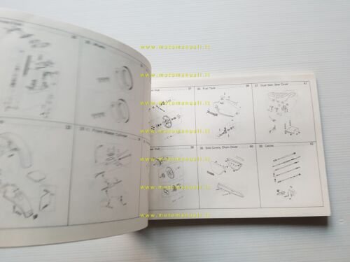 Kawasaki Z 400 J1 1980 catalogo ricambi originale spare parts …