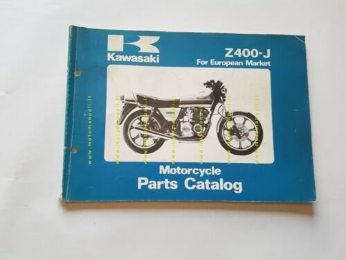 Kawasaki Z 400 J1-J2 1980 catalogo ricambi originale spare parts …