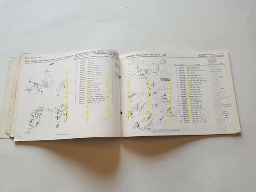 Kawasaki Z 400 J1-J2 1980 catalogo ricambi originale spare parts …