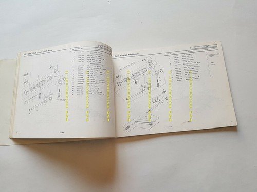 Kawasaki Z 400 J1-J2 1980 catalogo ricambi originale spare parts …