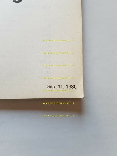 Kawasaki Z 440 A2 1980 catalogo ricambi originale spare parts …